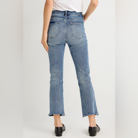 NWT Risen Distressed Straight Leg Jean - Women’s Size 26/3 - Picture 4 of 13